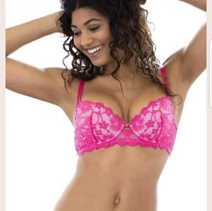 Honeydew Intimates Camellia Balconette Bra Sz 32d